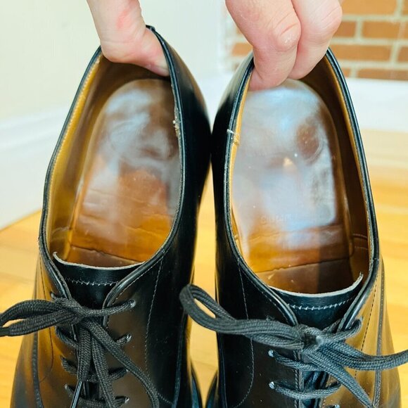 Church\'s Men\'s Black Leather Cap Toe Oxford Shoes US 8.5 Made in England main image 13